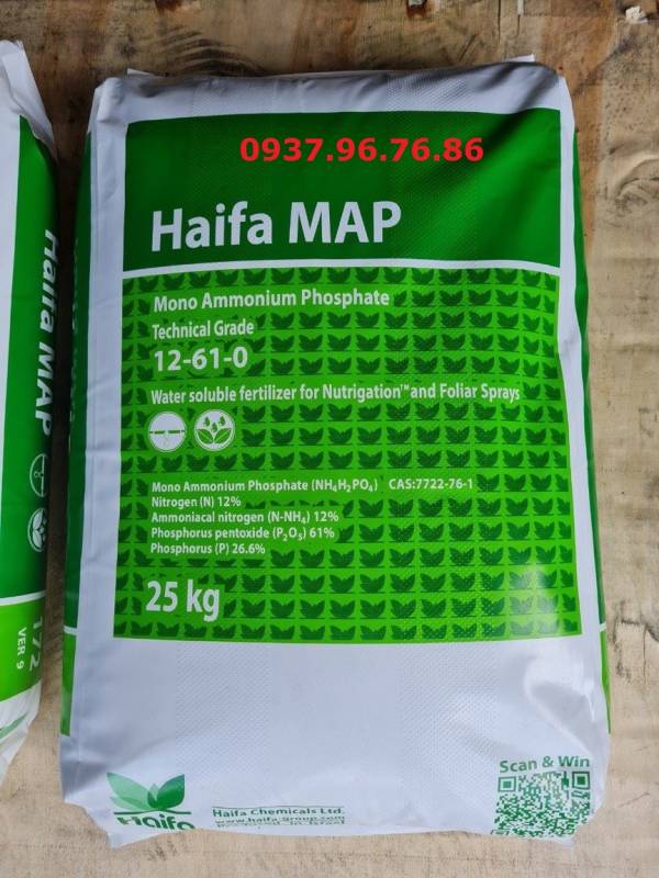 Phần bón MAP Haifa - Hóa Chất Công Nghiệp - Công Ty Mua Bán Hóa Chất Công Nghiệp